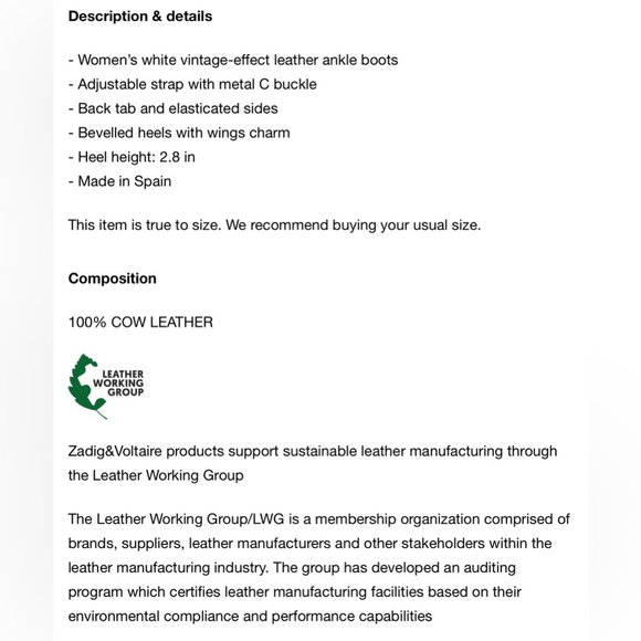 Zadig & Voltaire Tyler Cecilia Vintage Patent Ankle Boot, Ice - Picture 6 of 13